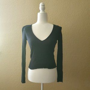 FOREVER 21 Long Sleeve Black Sweater